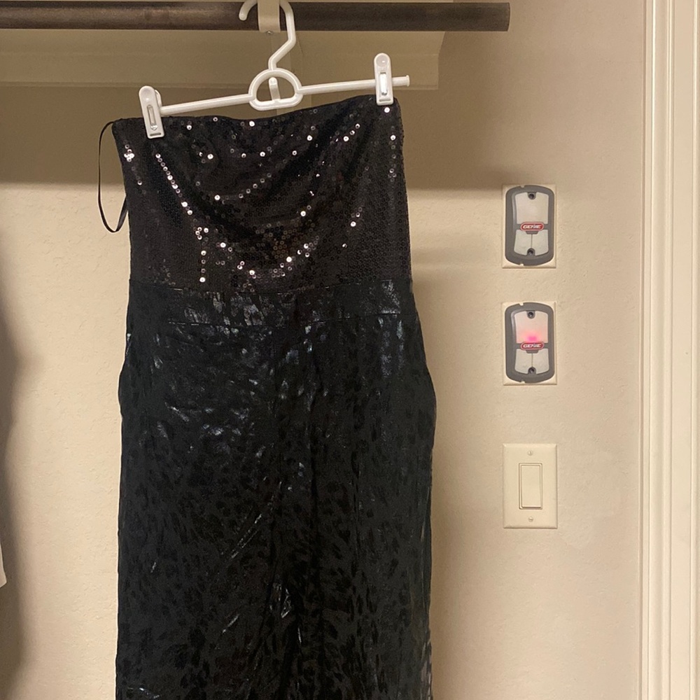Hours sequin strapless pantsuit from Revolve-worn once